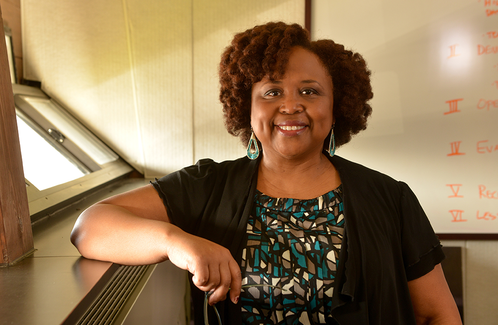 Pictured is Ed.D. alumna Cheryl Hall-Russell. | Photo by Jim Judkis